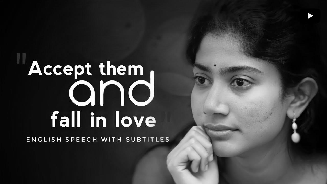 Sai Pallavi’s inspiring {words|phrases} on Colorism | Motivational speech | {Learn|Study|Be taught} English 2022 Sai Pallavi’s inspiring {words|phrases} on Colorism | Motivational speech | {Learn|Study|Be taught} English 2022