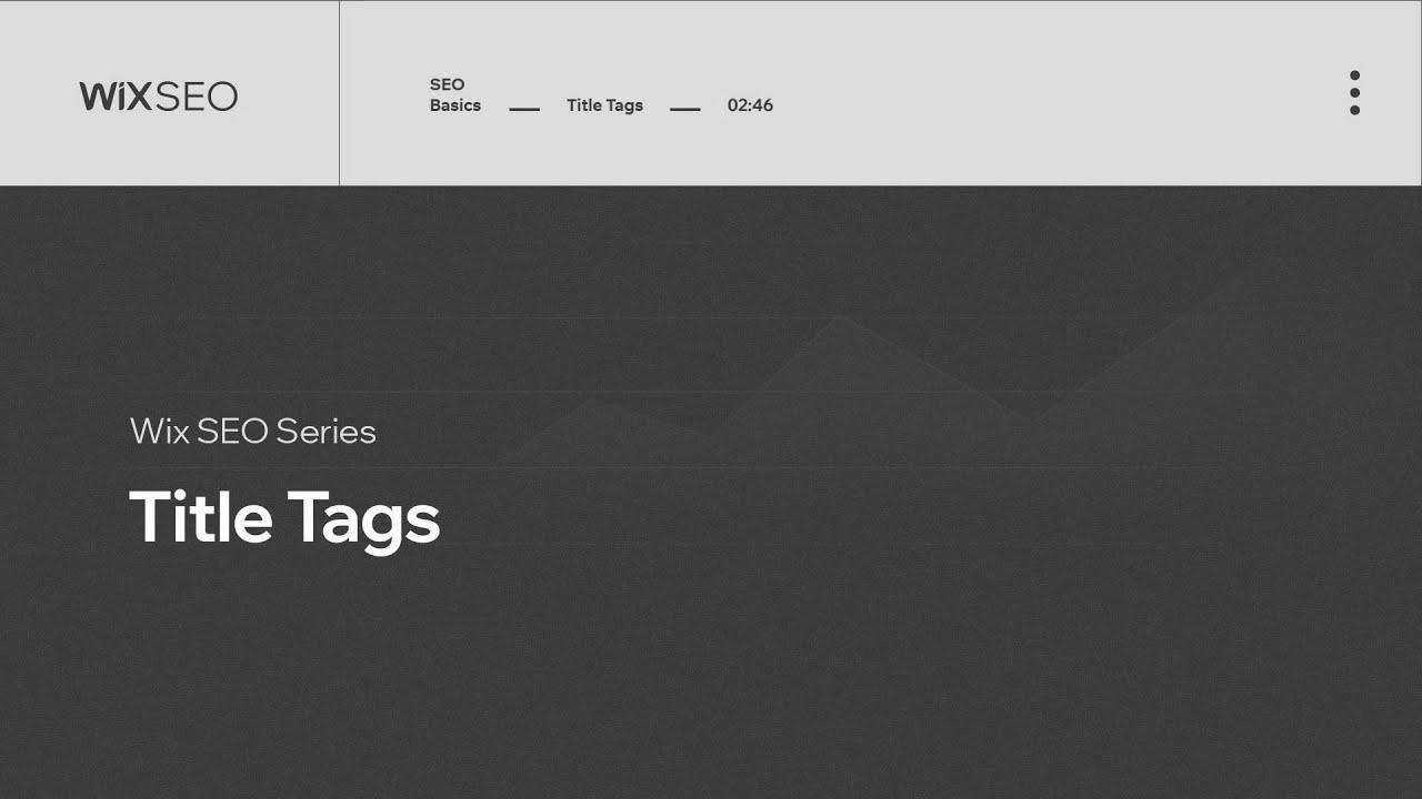 {How to|The way to|Tips on how to|Methods to|Easy methods to|The right way to|How you can|Find out how to|How one can|The best way to|Learn how to|} Optimize Your {Website|Web site}’s Title Tags |  Wix {SEO|search engine optimization|web optimization|search engine marketing|search engine optimisation|website positioning}
